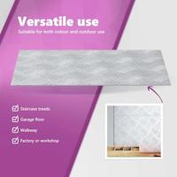 VidaXL Trap tread rechthoekig 4 pcs zilver 40 x 30 cm aluminium - thumbnail