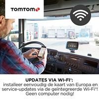 TomTom truck navigatie GO Professional 6200, 6 inch, Maps Europa en Traffic via ingebouwde SIM, specifieke services voor vrachtwagen, bus, bestelbus en andere grote voertuigen - thumbnail