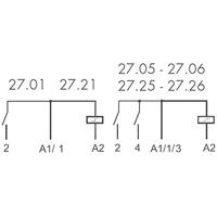 Finder 27.26.8.230.0000 Stroomstootschakelaar Inbouw 2x NO 230 V/AC 10 A 2300 VA 1 stuk(s) - thumbnail