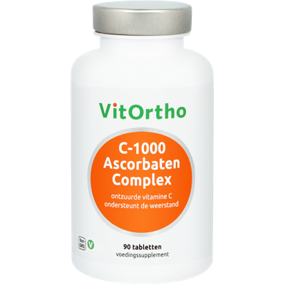 VitOrtho C-1000 Ascorbaten Complex Tabletten 90st VitOrtho C-1000 Ascorbaten Complex Tabletten 90st