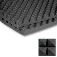 Auralex Studiofoam Sonomatt Charcoal 122x61x5cm absorber grijs (12-delig) - thumbnail