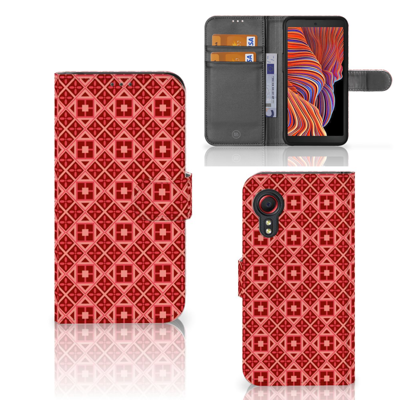 Samsung Galaxy Xcover 5 | Telefoon Hoesje | Batik Rood