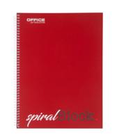 OFFICE products spiraalschrift, A4, 80 blad, gelijnd - thumbnail