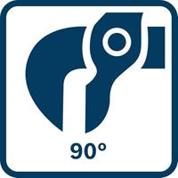 Bosch Professional 1600A02W3V 1600A02W3V Hoekbuistang 90° - thumbnail