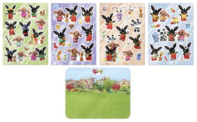 Bambolino Toys Bing raamstickers, 50st.