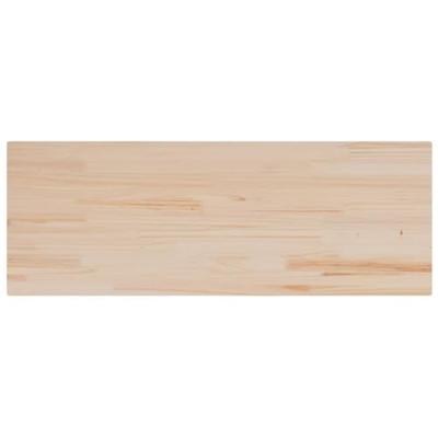 Tafelblad rechthoekig 110x40x2,5 cm massief grenenhout