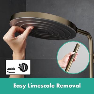 Hansgrohe Pulsify S Puro Showerpipe 260 1jet met thermostaat, Brushed Bronze - thumbnail
