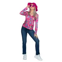 Hippie blouse roze - thumbnail
