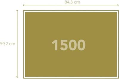 Clementoni high quality collection puzzel country retreat 1500 stukjes