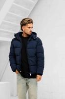 Malelions Donn Puffer Winterjas Heren Donkerblauw - Maat M - Kleur: Donkerblauw | Soccerfanshop - thumbnail