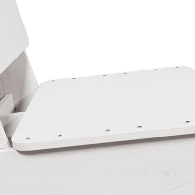 Tuinstoel 60x64x70,5 cm massief grenenhout wit