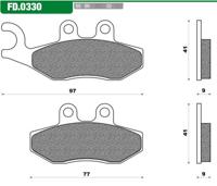 Newfren Schijfremblok fd0330 runner nm - thumbnail
