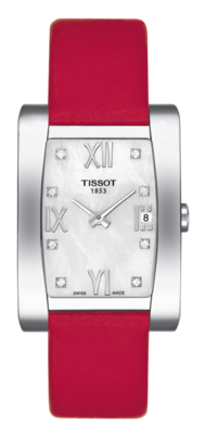 Horlogeband Tissot T0073091611601 / T603026533 Kunststof/Plastic Rood 15mm