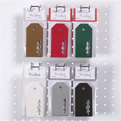 Vivi Gade Cadeaulabels, kerstboom, afm 5x10 cm, 300 gr, 6x10 doos/ 1 doos