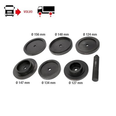 KS Tools 460.4050 Set afdichtingmontagegereedschap voor Volvo, 7-delig KS Tools 460.4050 Set afdichtingmontagegereedschap voor Volvo, 7-delig