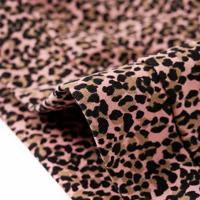 Kinderjurk met luipaardprint 104 middelroze - thumbnail