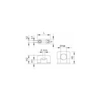 OBO Bettermann 2124459 Bevestigingsklem Grijs 1 stuk(s) - thumbnail