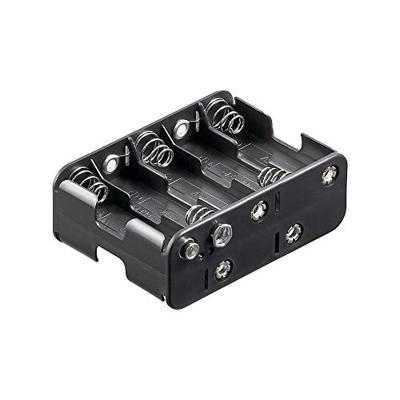 Goobay 12460 Batterijhouder Aantal cellen: 10 AA (penlite) Drukknopaansluiting (l x b x h) 77 x 60 x 32 mm