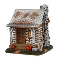 Lemax skeleton cottage verlicht tafereel Spooky Town 2023 - thumbnail