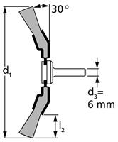 PFERD TOOLS 43220082 Kegelborstel 10 stuk(s) - thumbnail