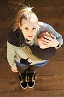Kleine sjaal zonder knoop LOVE RADIUS antraciet olijf - thumbnail