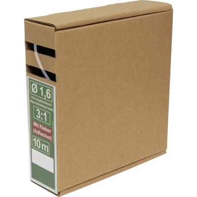 Quadrios 25CA496 Krimpkous met lijm Transparant Krimpverhouding:3:1 10 m Quadrios 25CA496 Krimpkous met lijm Transparant Krimpverhouding:3:1 10 m