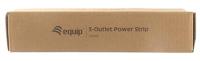 Equip 333280 3-outlet power strip, 1.1 m, 3 ac outlet(s) type f, black, ce, 220 - 240 v - thumbnail