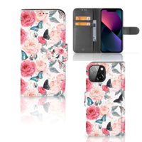 iPhone 13 Mini Hoesje Butterfly Roses - thumbnail