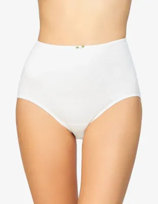 Dames maxi slip -katoen- 3167 - Dames taille slip katoen - Hoge onderbroek
