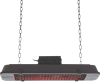 Vintage Donker hangende terrasverwarmer Zwart 2500 watt - thumbnail