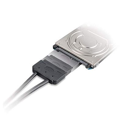 Akasa HDD/ SSD Adapter [1x SATA-combi-bus 15+7-polig - 1x USB-A 2.0 stekker, eSATA-stekker 7-polig] 0.40 m