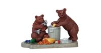 Lemax bear buffet kerstdorp figuur type 2 Vail Village 2017 - thumbnail
