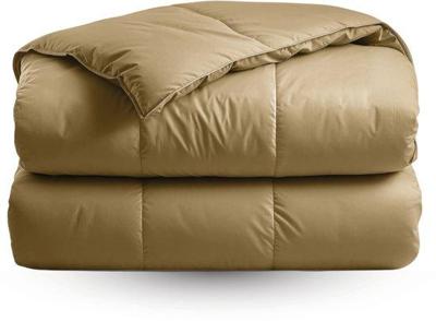 Zelesta Zelesta Satinbed Empire Terra 140x200 cm - Satijnen Hoesloos Dekbed met Vaste Overtrek