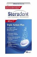 Steradent Triple Action Plus Bruistabletten 90st - thumbnail