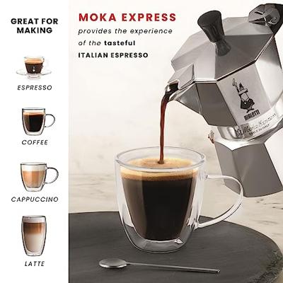 Italiaanse Koffiepot Bialetti 0001161 Zilverkleurig 60 ml