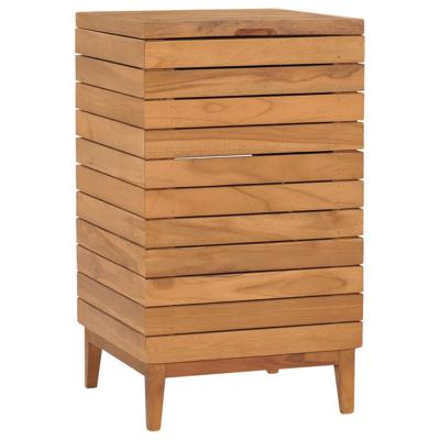 VidaXL Wasmand 40x40x70 cm massief teakhout VidaXL Wasmand 40x40x70 cm massief teakhout