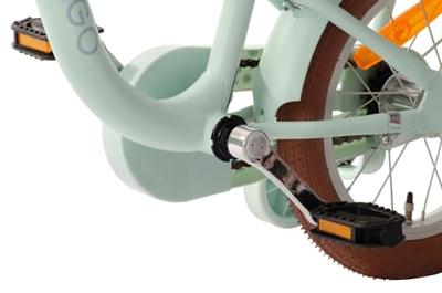 AMIGO Fairy 14 Inch Meisjes Terugtraprem Mintgroen AMIGO Fairy 14 Inch Meisjes Terugtraprem Mintgroen