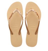 Havaianas - Slim Glitter II | Sand Golde Rubber Dames - thumbnail