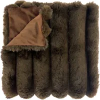 Unique Living plaid liebe 200x150cm taupe - thumbnail