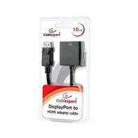 DisplayPort naar HDMI adapter zwart, Blister verpakking - thumbnail