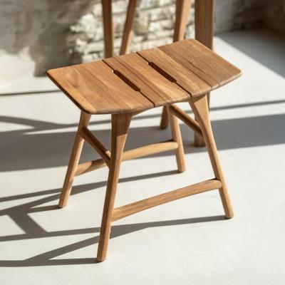 Ethnicraft Outdoor Krukje 'Osso' Teakhout, kleur Naturel