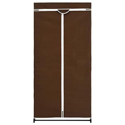 VidaXL Kledingkast 75x50x160 cm bruin VidaXL Kledingkast 75x50x160 cm bruin
