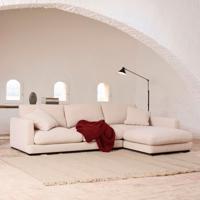 Kave Home 4-zits Loungebank 'Gala' Rechts, Chenille, kleur Beige - thumbnail