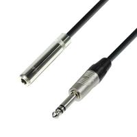 Adam Hall 4 Star BOV 0300 Rean gebalanceerde stereo jack verlengkabel male-female 3m - thumbnail