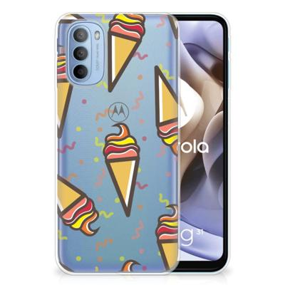 Motorola Moto G31 | G41 | Siliconen Case | Icecream