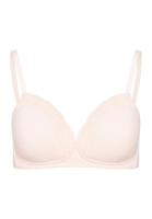 Hanro Dames Lingerie Cotton Lace spacer bh zonder beugel roze 072432 - thumbnail