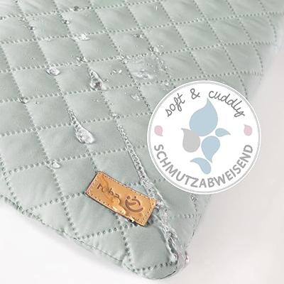 Verschoonmat - ROBA - Konijnengezicht - 85 x 75 cm - Matgroen