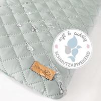 Verschoonmat - ROBA - Konijnengezicht - 85 x 75 cm - Matgroen - thumbnail