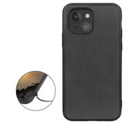 Casecentive Shockproof Leren back case iPhone 13 Mini zwart - thumbnail