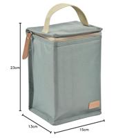 Koeltas voor zuigflessen van BEABA saliegroen - thumbnail